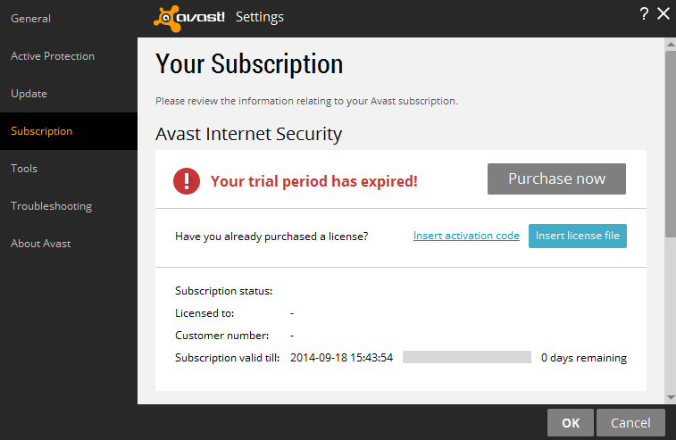 avast internet security activation code 2016